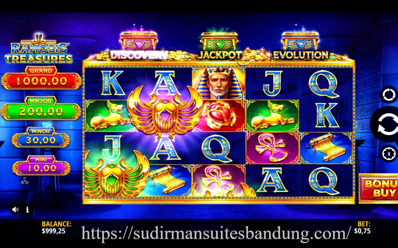 You are currently viewing Ramosis’ Treasures: Slot Harta Karun Mesir dengan Wild & Free Spins